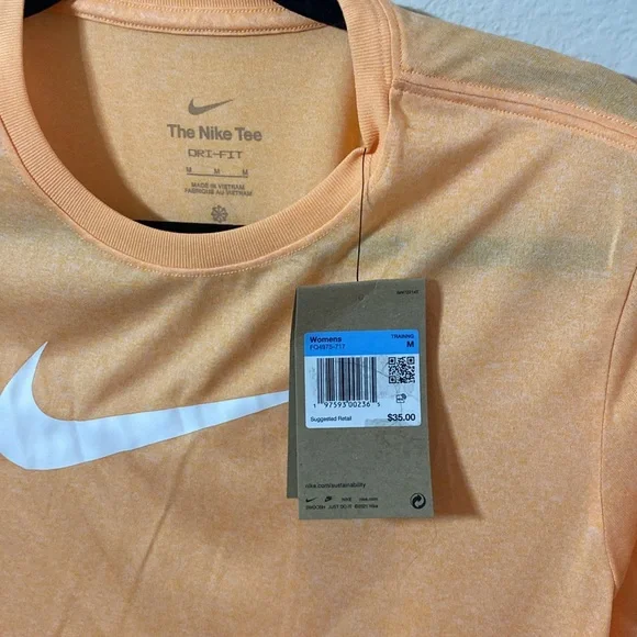🌵Sheer Nike Women's Light Orange T-Shirt! - Picture 3 of 8